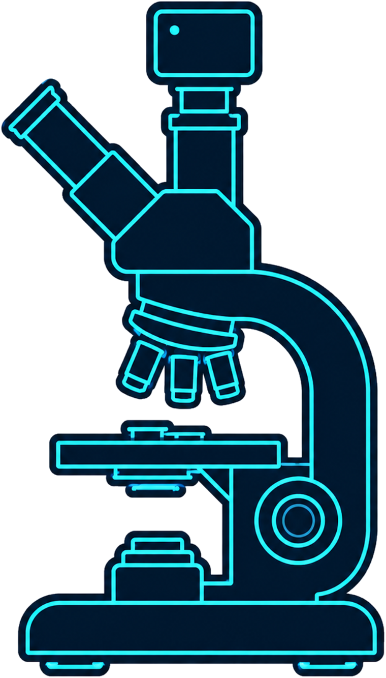 Trinocular compound microscope with camera